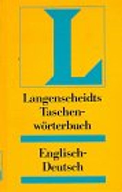 Langenscheidt Taschenwörterbücher. Englisch-Deutsch