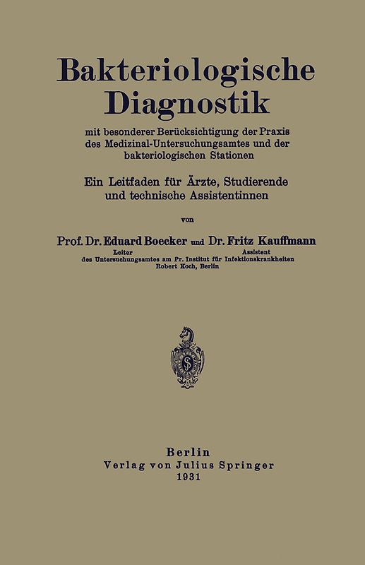 Bakteriologische Diagnostik