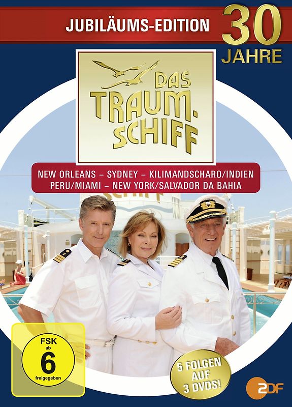 30 Jahre das Traumschiff [Jubiläums-Edition, 3 DVDs] DVD