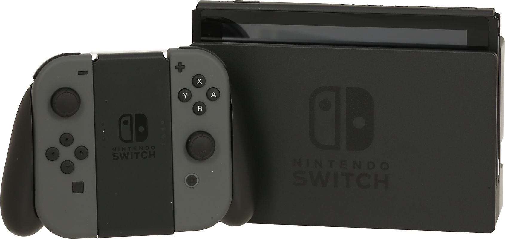 Nintendo Switch 32 GB [Version 2019 inkl. Controller Grau/Grau] schwarz