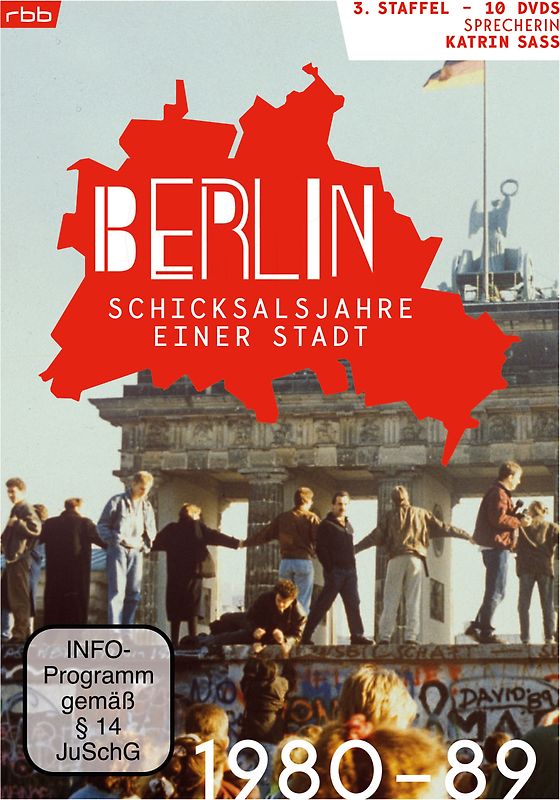 Berlin - Schicksalsjahre einer Stadt: 1980-1989 [10 DVDs] DVD