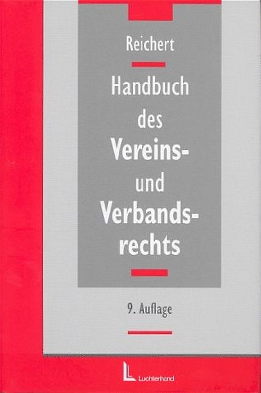 Handbuch des Vereins- und Verbandsrechts