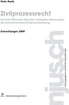 Zivilprozessrecht, Entwicklungen 2009