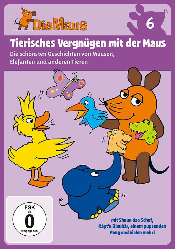 Die Sendung mit der Maus 6 - Tierisches Vergnügen mit der Maus DVD