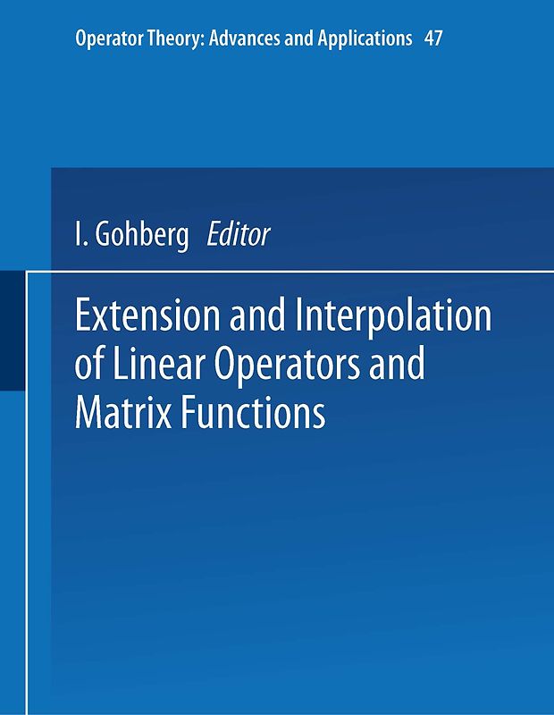 Extension and Interpolation of Linear Operators and Matrix Functions