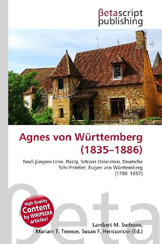 Agnes von Württemberg (1835-1886)