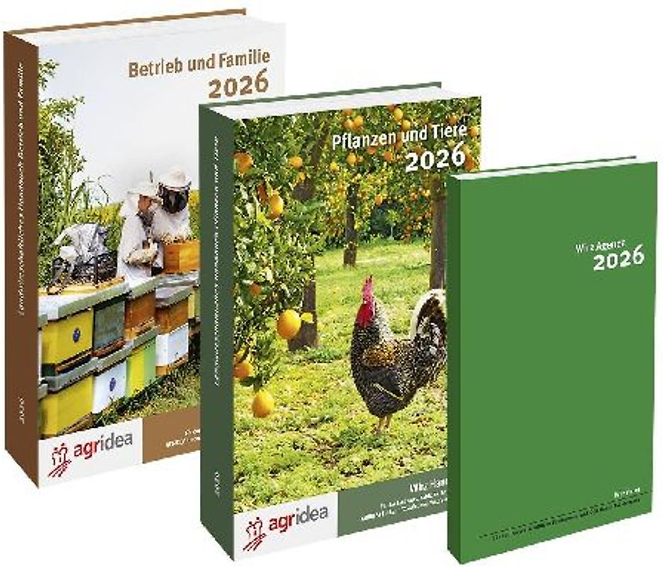 Wirz 2026 / Wirz Set, bestehend aus beiden Handbüchern und Agenda