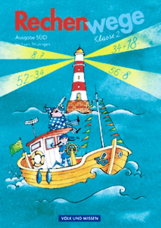Rechenwege - Ausgabe Sachsen, Thüringen - 2004 / 2. Schuljahr - Schülerbuch mit Kartonbeilagen