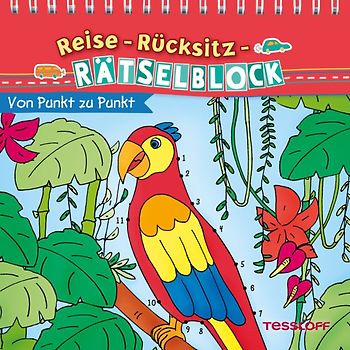 Reise-Rücksitz-Rätselblock Von Punkt zu Punkt