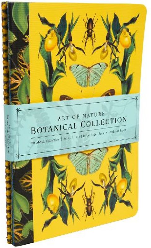 Art of Nature: Botanical Sewn Notebook Collection (Set of 3)