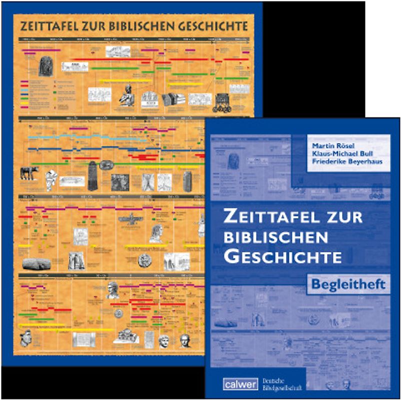 Kombi-Paket: Zeittafel zur biblischen Geschichte und Begleitheft