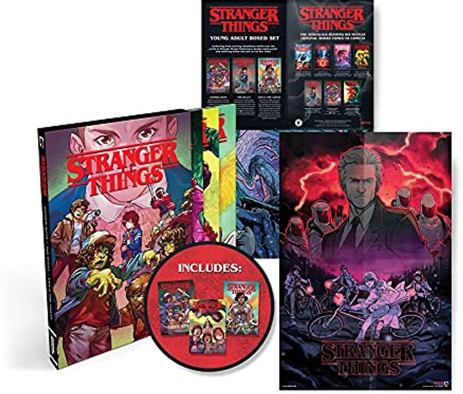 Stranger Things Graphic Novel Boxed Set (Zombie Boys, The Bully, Erica the Great ): Zombie Boys / the Bully / Erica the Great: Includes a Double Sided Poster