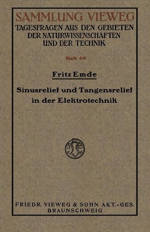 Sinusrelief und Tangensrelief in der Elektrotechnik