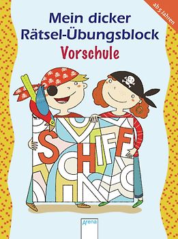 Mein dicker Rätselübungsblock Vorschule