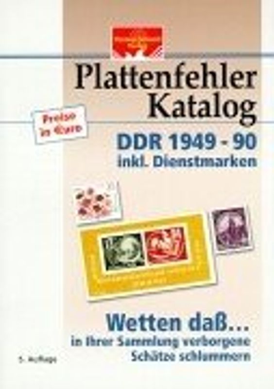 Plattenfehlerkatalog DDR 1949-90