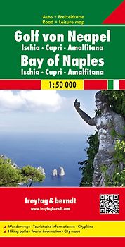 freytag & berndt Straßenkarte Golf von Neapel - Ischia - Capri - Amalfitana 1:50.000