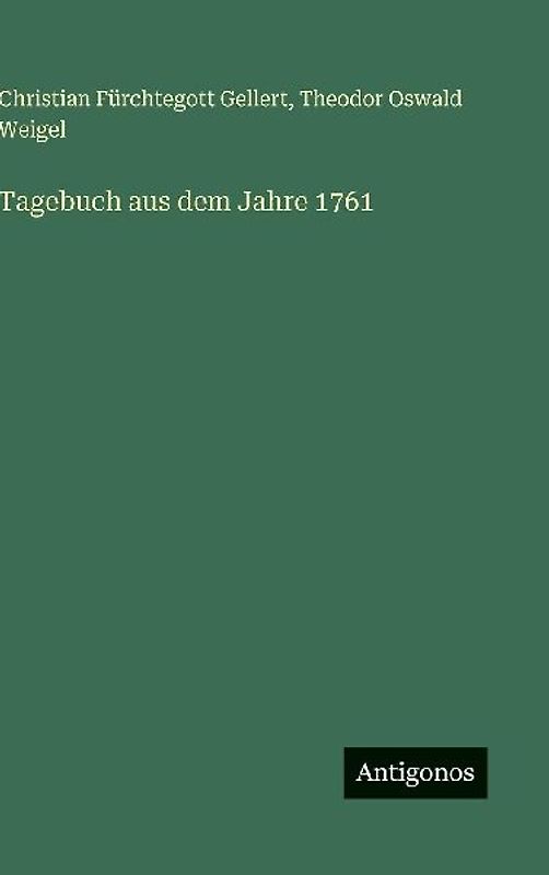 Tagebuch aus dem Jahre 1761