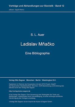 Ladislav Mňačko. Eine Bibliographie