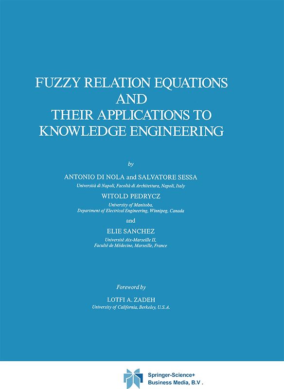 Fuzzy Relation Equations and Their Applications to Knowledge Engineering