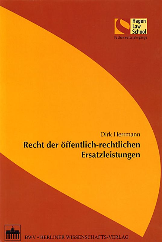 Recht der öffentlich-rechtlichen Ersatzleistungen
