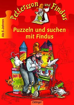 Pettersson und Findus. Puzzeln und suchen mit Findus. Beschäftigungsheft