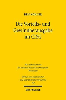 Die Vorteils- und Gewinnherausgabe im CISG
