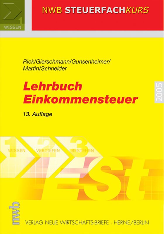 Lehrbuch Einkommensteuer