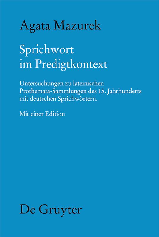 Sprichwort im Predigtkontext