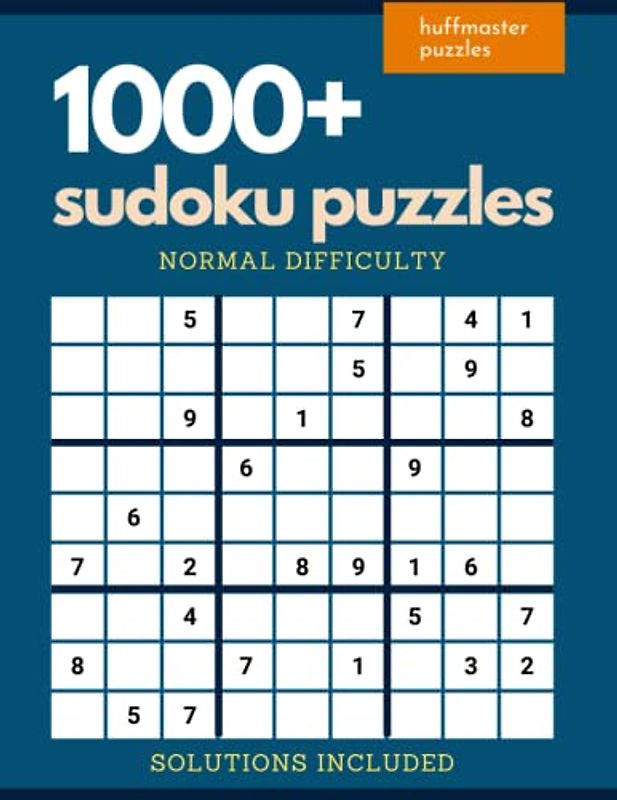 1000+ Sudoku Puzzles: Normal Difficulty