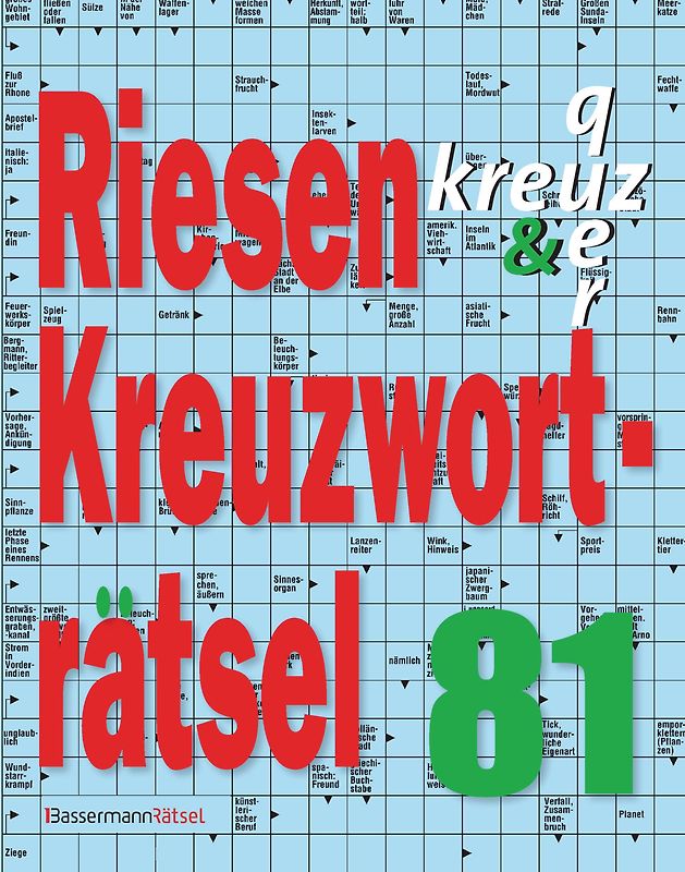 Riesen-Kreuzworträtsel 81 (5 Exemplare à 2,99 €)