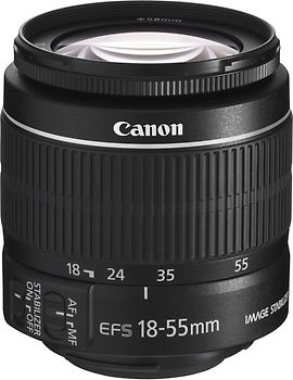 Canon EF-S 18-55 mm F3.5-5.6 IS II 58 mm Filtergewinde (Canon EF-S Anschluss) schwarz