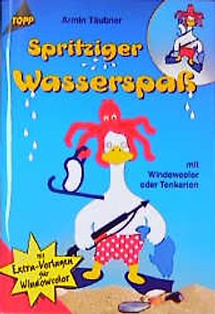 Spritziger Wasserspass. Fensterbilder mit Windowcolor oder Tonkarton