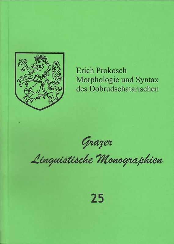 Grazer Linguistische Monographien 25