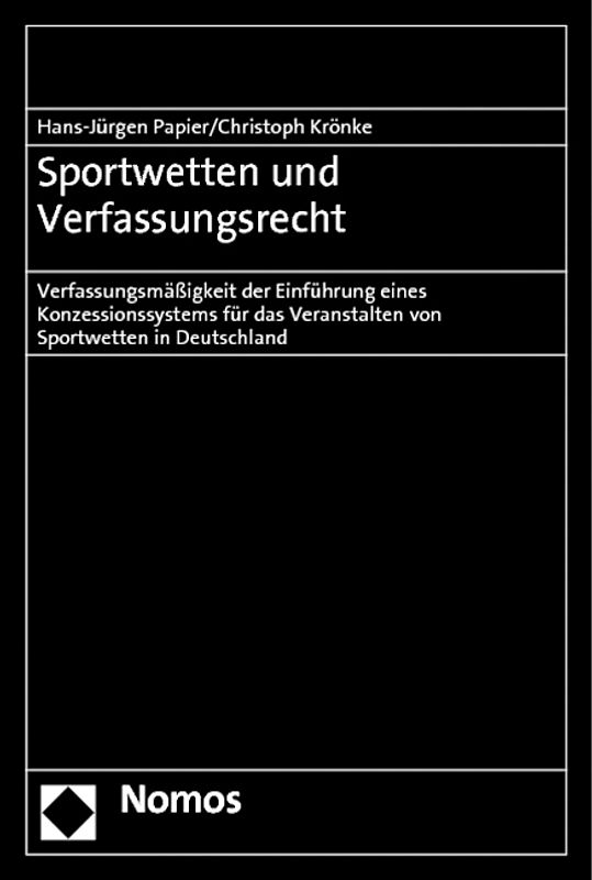 Sportwetten und Verfassungsrecht