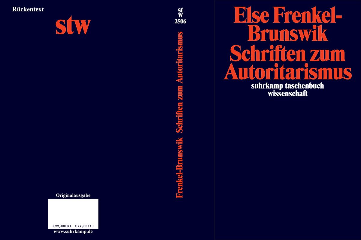 Schriften zum Autoritarismus