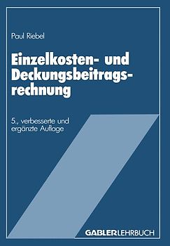 Einzelkosten- und Deckungsbeitragsrechnung