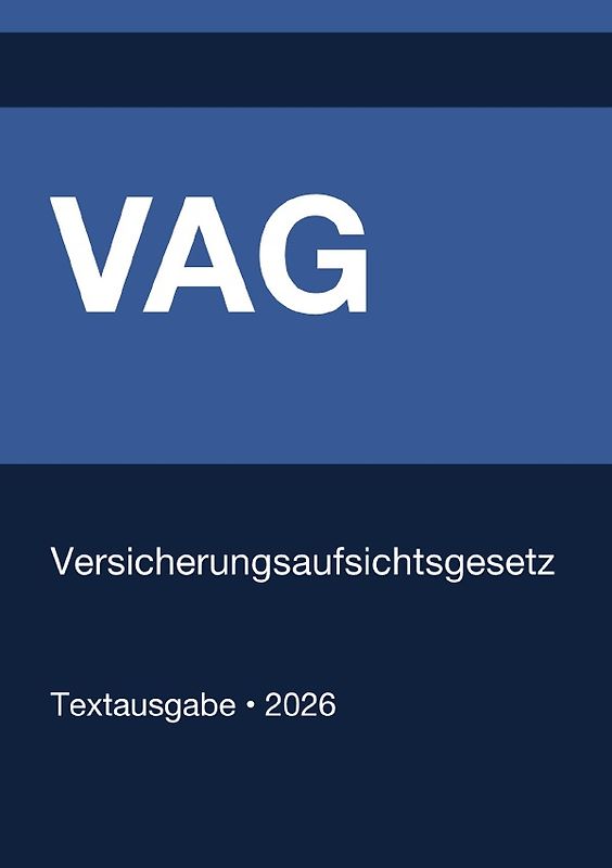 VAG - Versicherungsaufsichtsgesetz (Deutschland) 2026