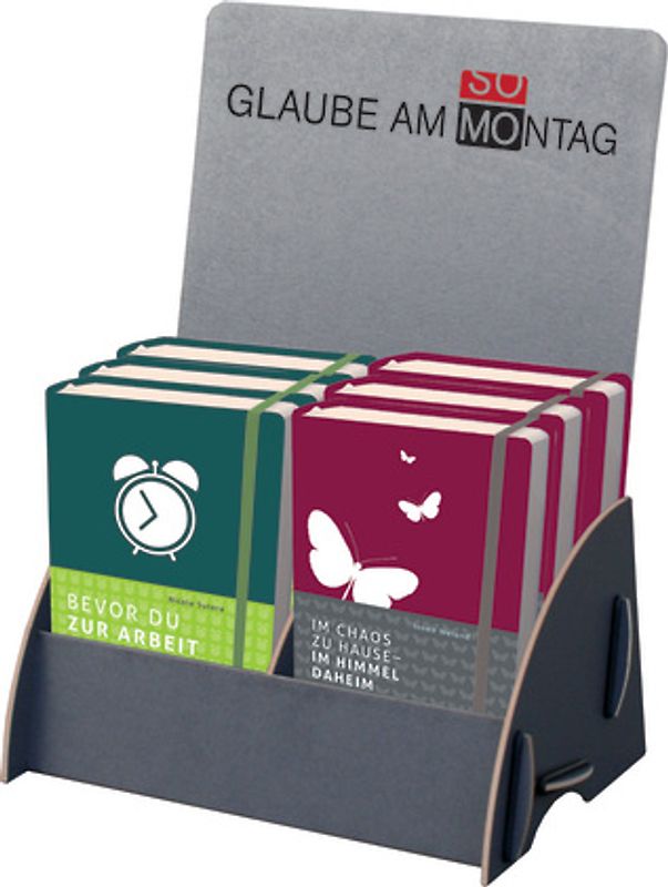 Display Glaube am Montag