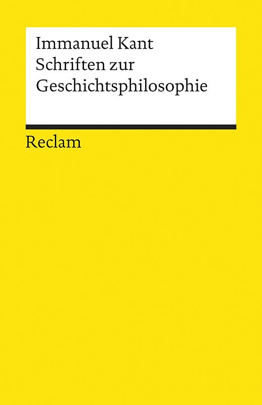 Schriften zur Geschichtsphilosophie