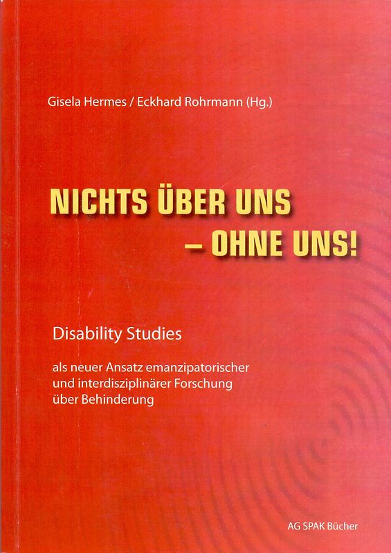 Nichts über uns - ohne uns!