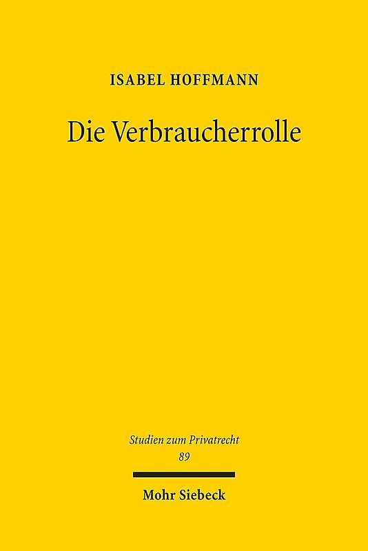 Die Verbraucherrolle