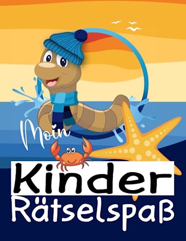 Kinder Rätselspaß Beschäftigung für Kinder im Urlaub, am Strand oder lange Autofahrt: Labyrinthe, Sudoku, Malbuch, Rätsel für Junge und Mädchen ab 6 Jahre gegen Langeweile