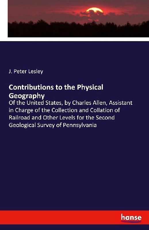 Contributions to the Physical Geography