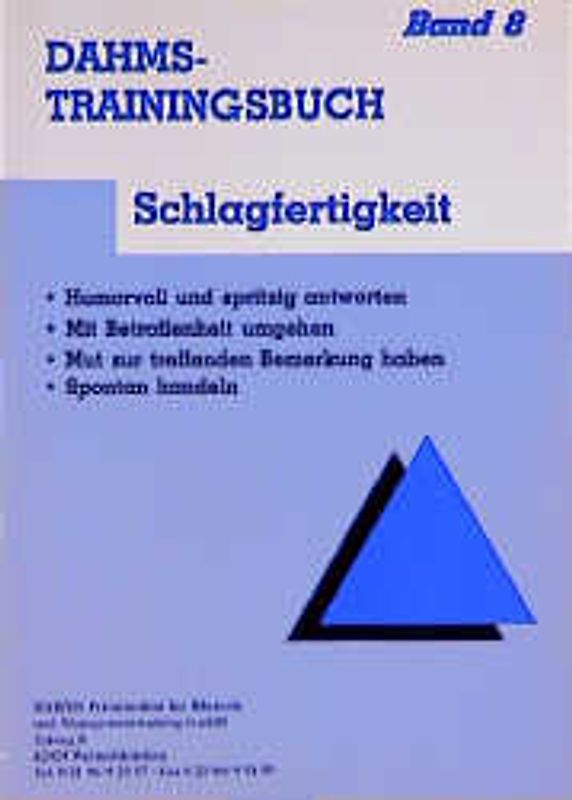 Dahms Trainingsbuch / Schlagfertigkeit