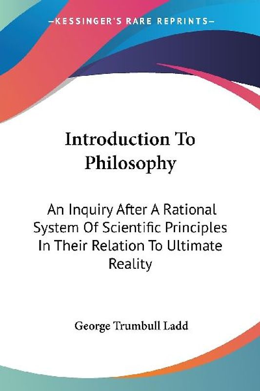 Introduction To Philosophy