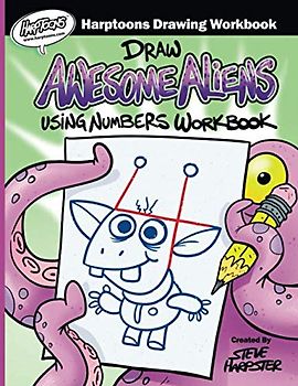 Draw Awesome Aliens Using Numbers Workbook