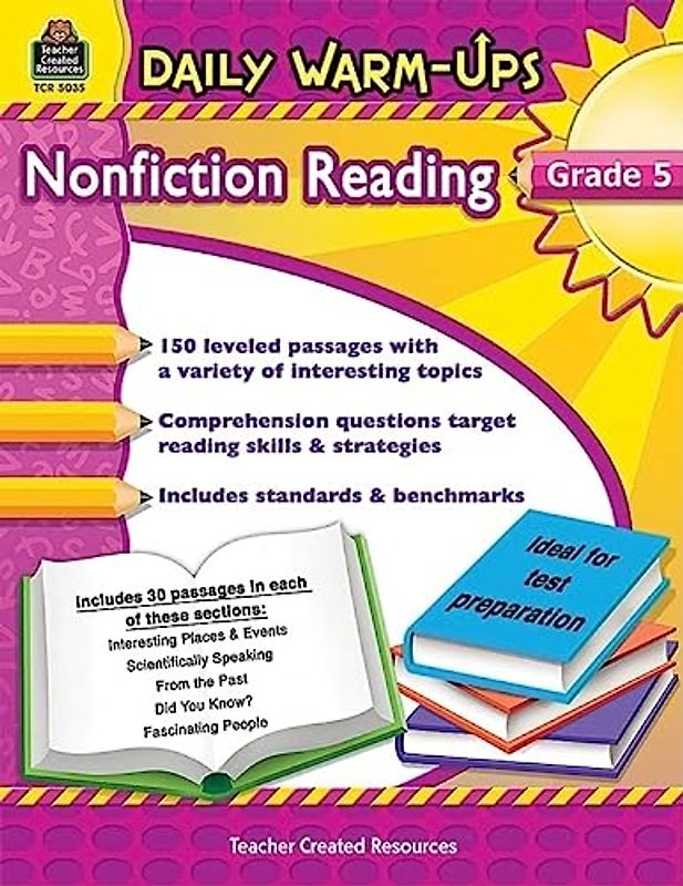 Daily Warm-Ups: Nonfiction Reading Grd 5: Nonfiction Reading Grd 5