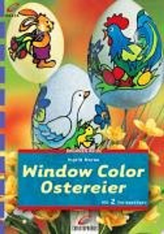 Window Color Ostereier. Mit zwei Vorlagebögen