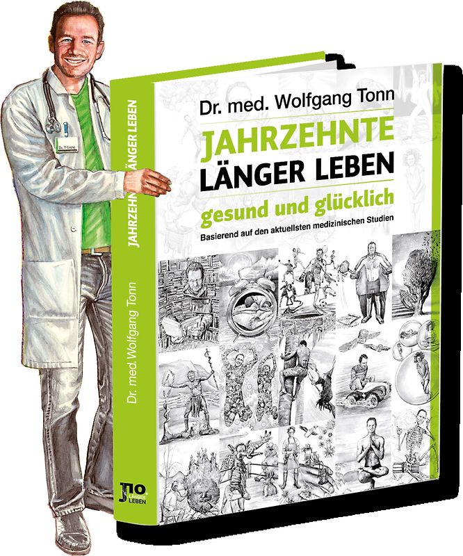 Jahrzehnte länger leben - gesund und glücklich