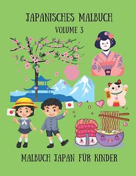Japanisches Malbuch Japan Für Kinder: ausmalen japan Für Kinder